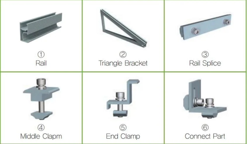 Solar Mounting Brackets and Home and AC Air Conditioner System Anodized Silver Aluminium Alloy Extrusion Profiles From China Grt