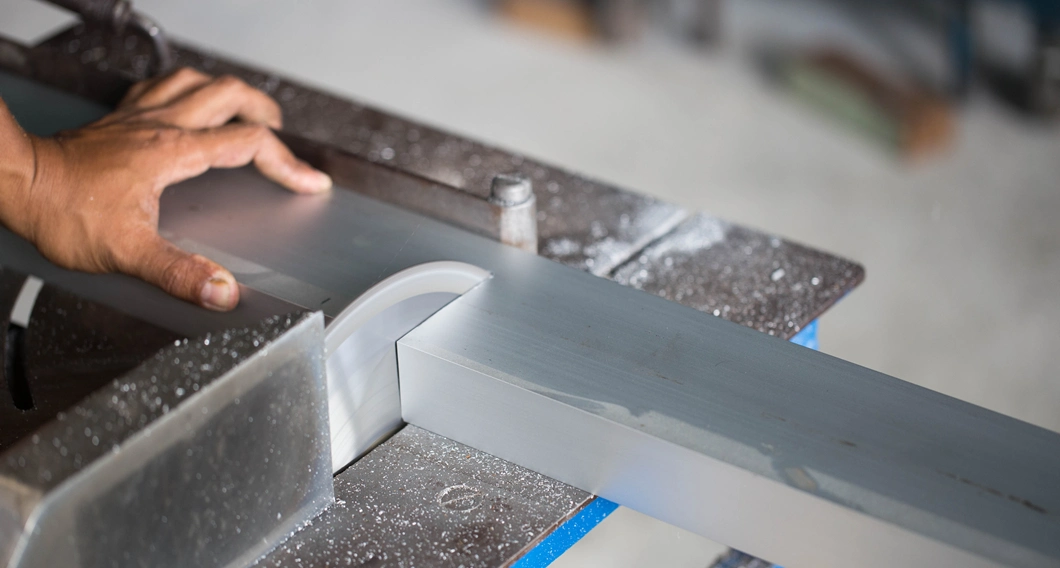 Heatsink Handles Powder Coating Extruded Tube Alloy Industrial Heat Sink Silver Anodizing Extrusion Aluminum LED Profile